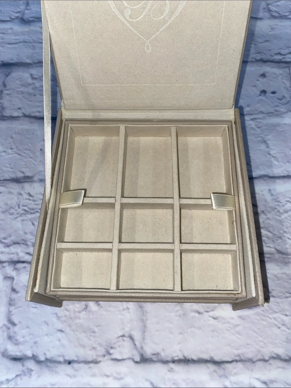 Brighton Follow Your Heart Two Tier Small Faux Leather Jewelry Box